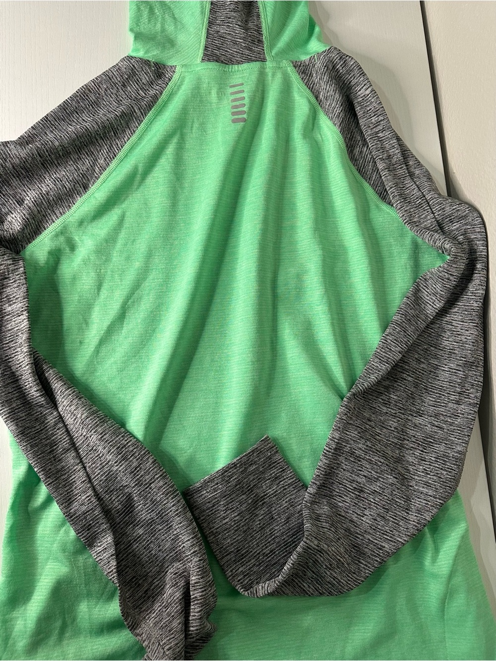 Under Armour Mint and Heather Gray Cowl Pullover Hoodie